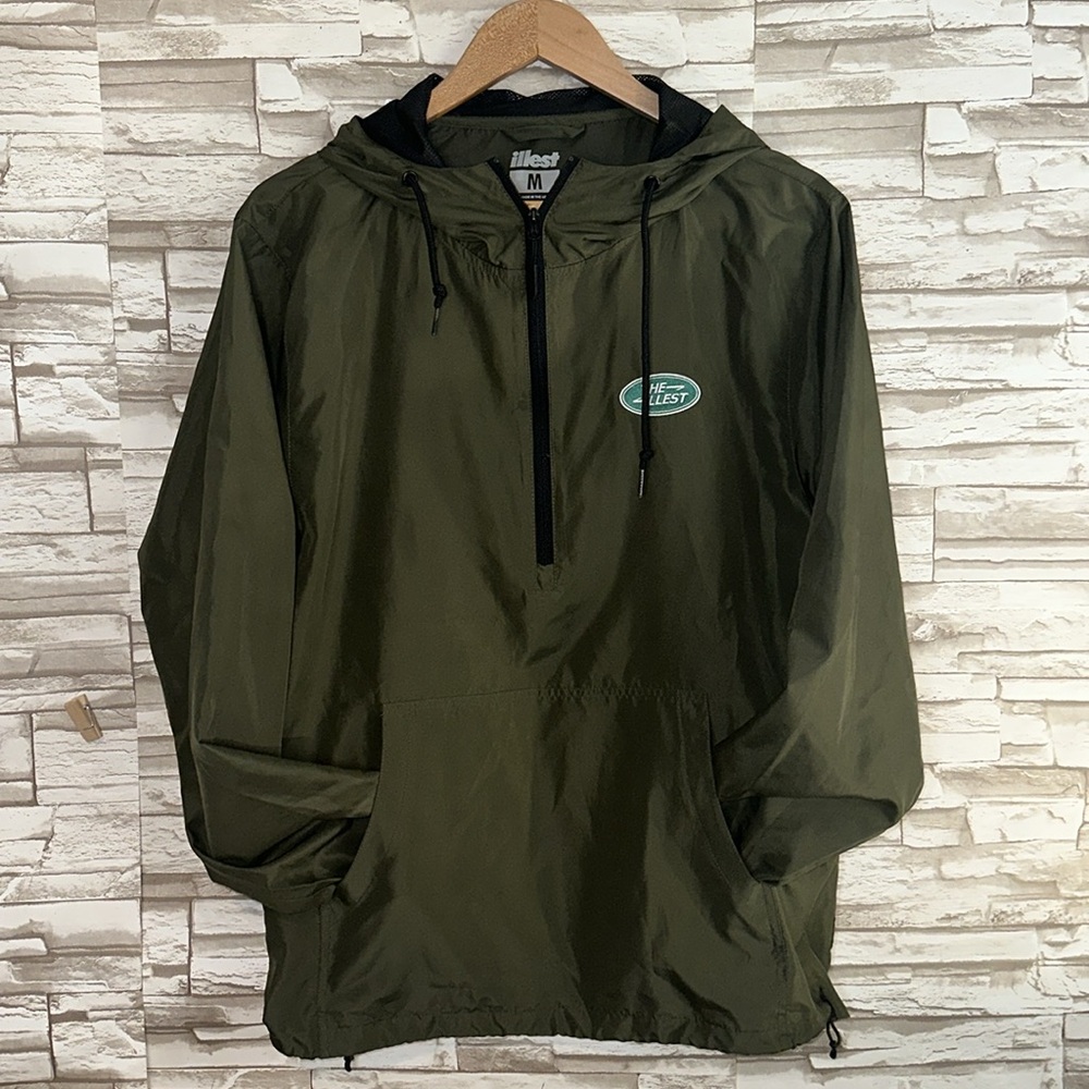 THE ILLEST Anorak Pullover Windbreaker Jacket
